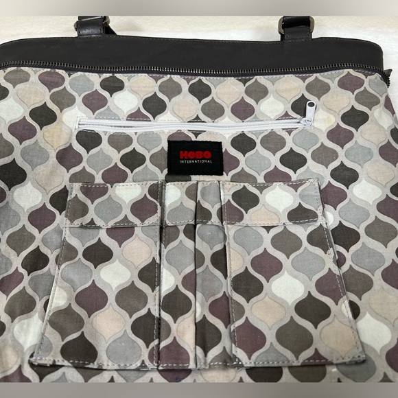 HOBO International Large Pearl Gray Magazine Tote - Picture 13 of 14